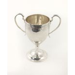 A good George III Irish silver two handled Loving Cup,