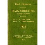 Signed by Risteard Mulcahy Dail Eireann: Buan-Orduithe Standing Orders, sm. 8vo D. 1923. Orig.