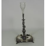 A large Victorian silver plated Figural Centrepiece,