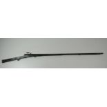 A good quality Indian matchlock Musket, early 19th Century,