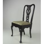 A fine quality 18th Century carved mahogany Side Chair,