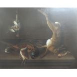 19th Century English School A good large Painting, "Still Life with Dead Game, hare,