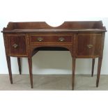 A fine quality George III period inlaid mahogany Sideboard, of attractive proportions,