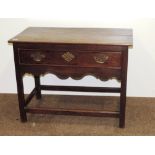 A good 18th Century style oak Side Table,