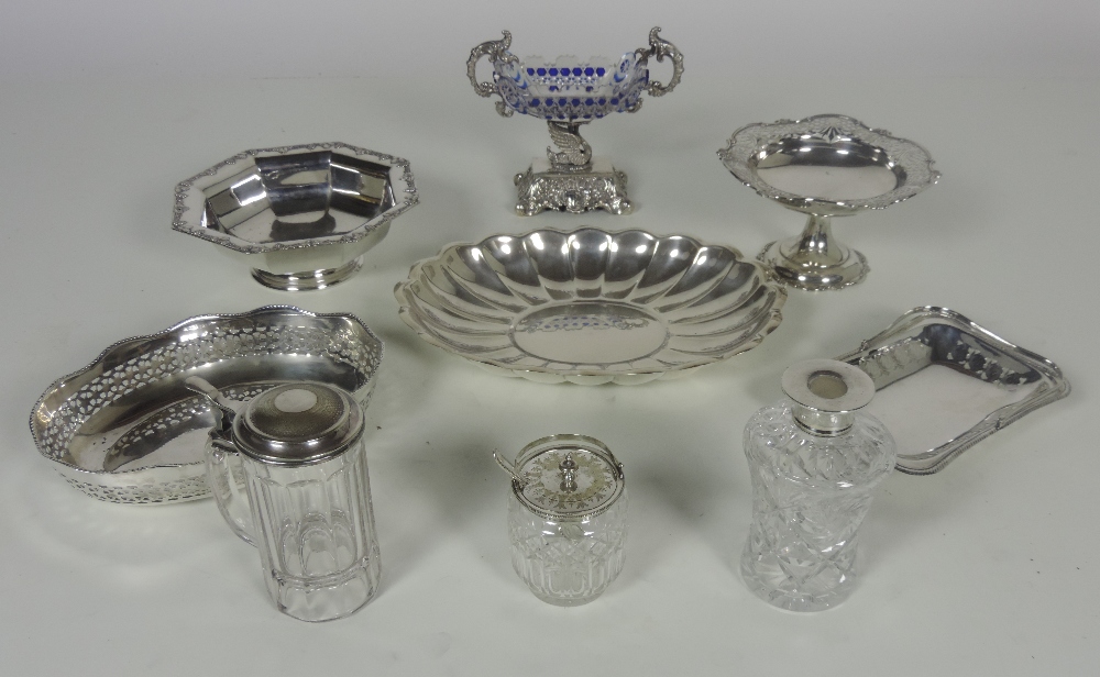 A quantity of Plateware, fruit and bread baskets, bowls and tazzi,