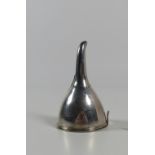 A Georgian silver Wine Funnel, London c. 1807, in two parts, approx. 5 ozs.