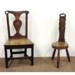 A good old Country oak Side Chair,