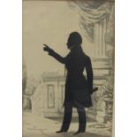 Auguste Eduart, 1836 Silhouette: A fine silhouette,