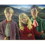 THIS LOT HAS BEEN WITHDRAWN Gerald Leslie Brockhurst (1890 - 1978) "The Children of Oliver St.