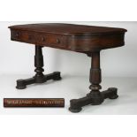 A fine quality early 19th Century Irish Regency mahogany Library Table,