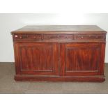 An unusual early Victorian mahogany knee-hole Desk,