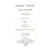 Novels: Edgeworth (Maria) Moral Tales, 3 vols. 12mo L. 1821. Eight, cont. hf.