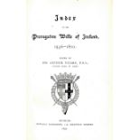 Vicars (Sir A.) Index to the Prerogative Wills of Ireland, 1536 - 1810, roy 8vo D. 1897.