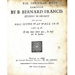 Francis (B. Bernard) Student in Divinity, The Christian Duty, This is the Way, Walk in it.