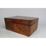 ***** WITHDRAWN A fine quality 19th Century rectangular Box, of walnut, satinwood, maple,