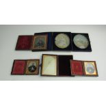 Early Photographs: A group of 6 Daguerreotypes, "Portraits of Members of The Daly Family, Co.