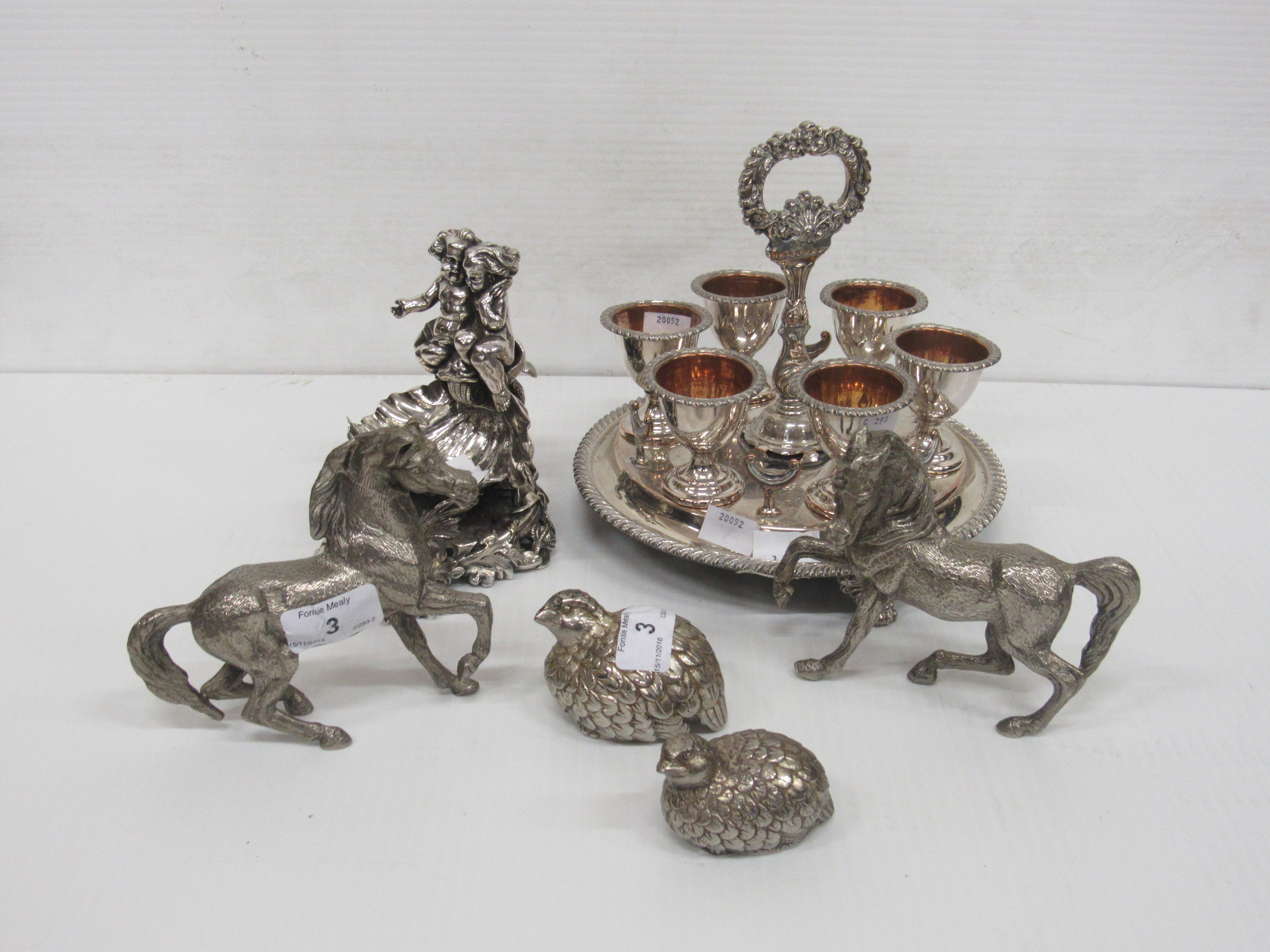 An attractive 19th Century heavy silver plated Figure,