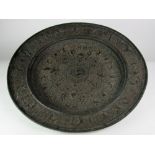 An important and rare large late 18th Century bronze Plaque,