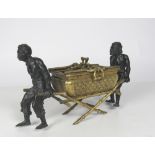 An attractive fine quality 19th Century bronze and brass Table Centre,