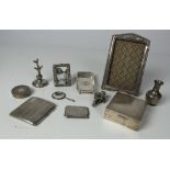 A silver Vesta Case, Cigarette Case, Cigarette Box, Ring Holder, Powder Box,