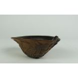 An early 19th Century Chinese carved Buffalo Horn / Libation Cup,