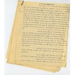 Brendan Behan's Most Famous Story Original Typescript of "The Confirmation Suit" Behan (Brendan)