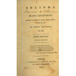 Edgeworth (Maria) Belinda, 3 vols. 12mo L. 1811. Third Edn., 3 hf. titles, cont. hf. calf, mor.