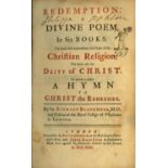 Blackmore (Sir Richard) Redemption: A Divine Poem, In Six books 8vo L. 1722. First Edn., red & bl.