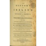 Plowden (Francis) The History of Ireland, 3 vols. 8vo D. 1811; Leland (Thos.