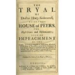 Dublin Printing: Sacheverell - The Tryal of Doctor Henry Sacheverell before the House of Peers,