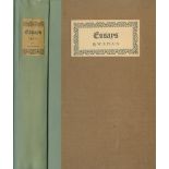 Signed by W.B. Yeats Yeats (W.B.) Essays, 8vo N.Y. (The Mac Millen Co.) 1924, Signed Ltd. Edn.