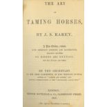 Equestrian Interest: Rarey (J.S.) The Art of Taming Horses, 12mo L. 1858, frontis & other illus.