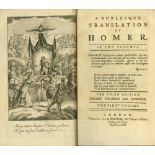 [Brydges (Thos.)] A Burlesque Translation of Homer, 2 vols. 12mo Lond. 1771. Third Edn.