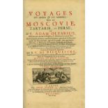 Olearius (Adam) Voyes tres curieux & tres renommez, fait en Moscovie Tartarie, et Perse... 2 vols.