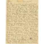 "Sinn Fein Oath" Manuscript: A pencilled manuscript copy of a supposed "Sinn Fein Oath,