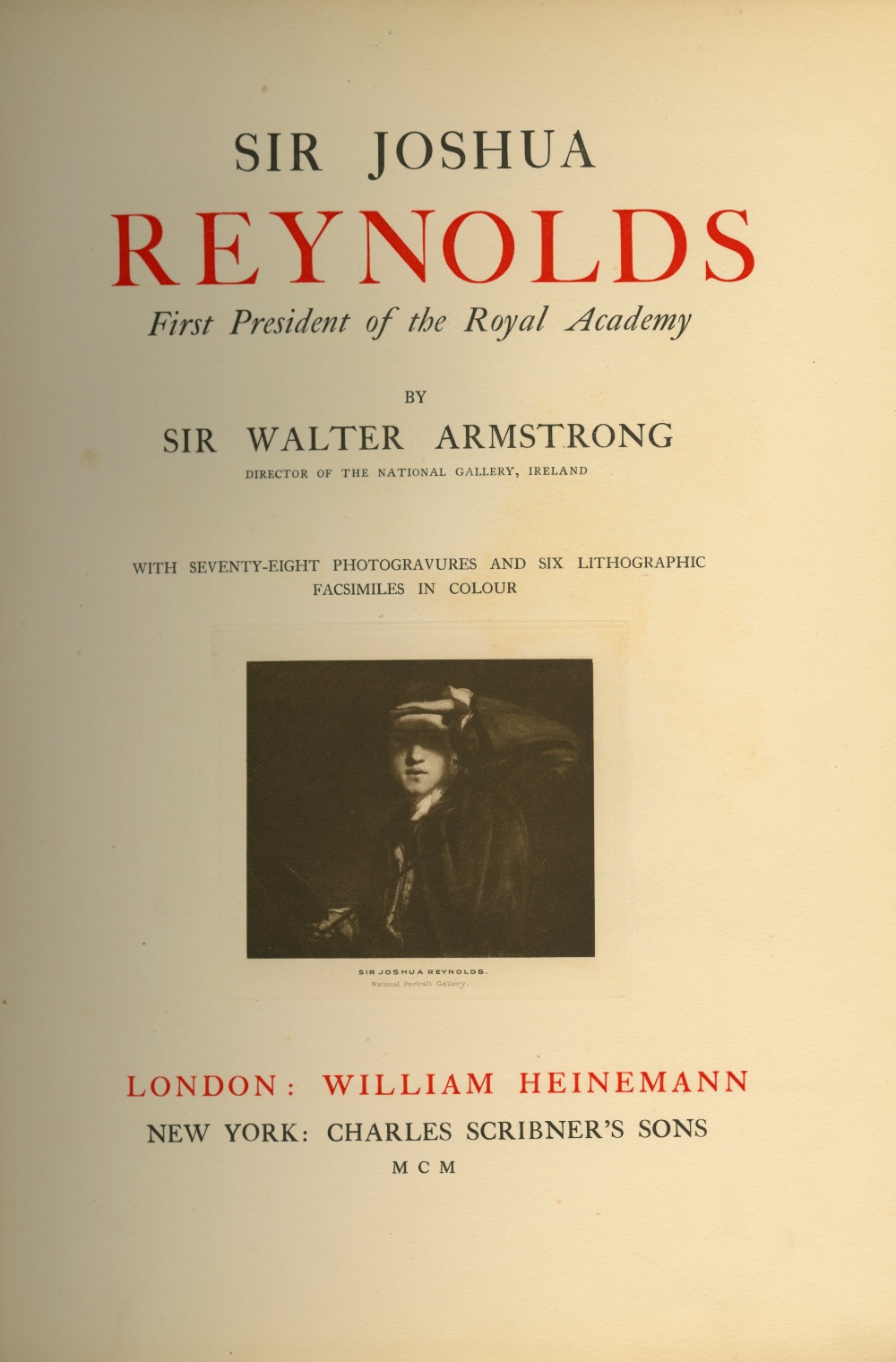 Armstrong (Sir Walter) [Director National Gallery,