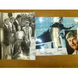 2 SIGNED DAVE PROWSE PHOTOS