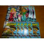 THE WANDERERS NO. 10,11, AQUAMAN TIME AND TIDE(X3) AND AQUAMAN NO. 22(X6)