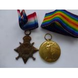 VICTORY MEDAL AND 1914-15 STAR AWARDED TO DVR C. RICHARDS