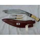 IVORY HANDLED KUKRI