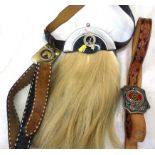 SPORRAN AND 2 BELTS WITH BUCKLES