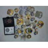 BAG OF USA BADGES AND PINS