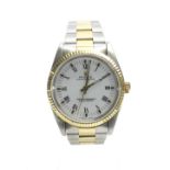 (22 546383-1-A) Rolex Oyster Perpetual Superlative Chronometer gold and stainless steel gentleman'