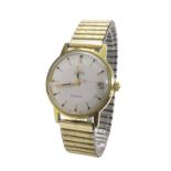 Omega Geneve automatic gold plated and stainless steel gentleman's bracelet watch,  circa 1969, ref.