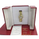 (575010383) Cartier Panthere 18ct lady's bracelet watch, ref. 4214, no. 866920, circa 1988,