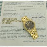 Rolex Oyster Quartz Day-Date 18ct gentleman's bracelet watch, ref. 19018, no. 808xxxx, circa 1983,