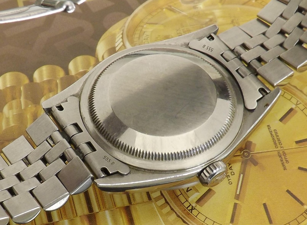 Rolex Oyster Perpetual Datejust stainless steel gentleman's bracelet watch, ref. 16220, no. U889xxx, - Image 4 of 5