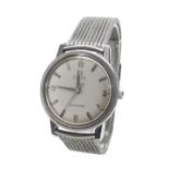 Omega Seamaster automatic stainless steel gentleman's bracelet watch in need of repair, circa