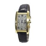 (8 543624-1-A) Cartier Tank Americaine Chronograph 18ct gentleman's wristwatch, ref. 1730, no.