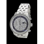 Breitling Montbrillant Olympus automatic stainless steel gentleman's bracelet watch, ref. A19350,